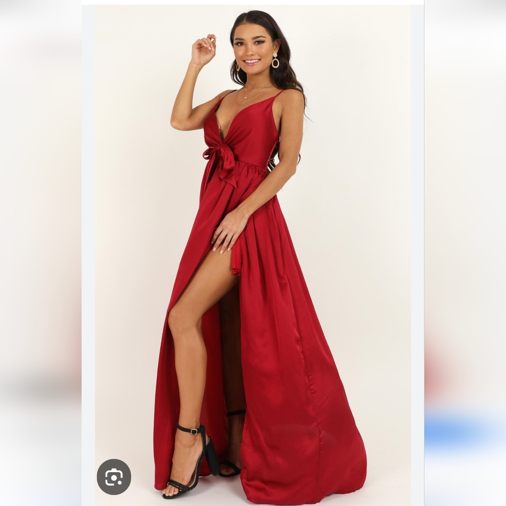 Showpo Vibrant Red Maxi Dress